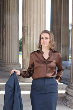 Bluse Simona-choco-mit-Rock