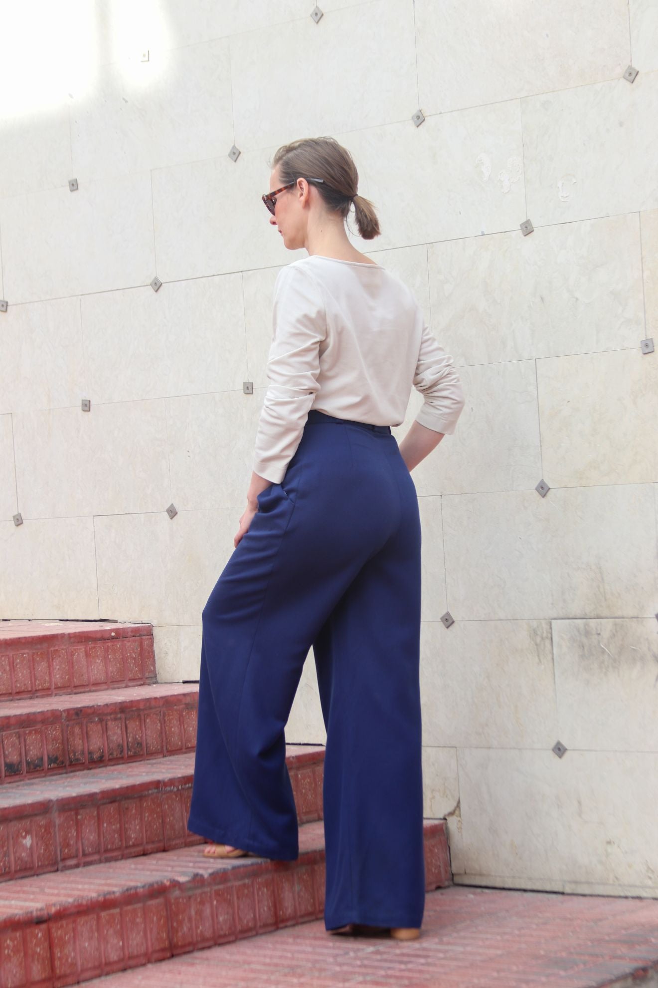 Shirt aus Bio-Baumwolle in Creme