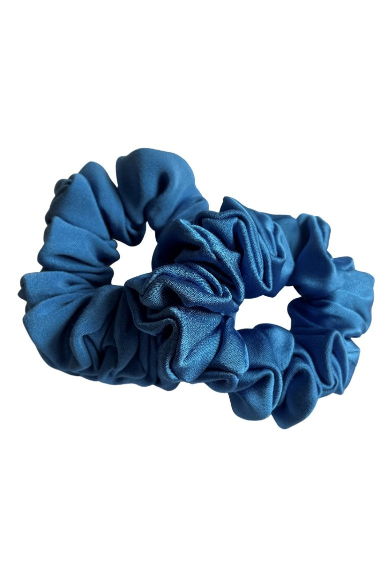 Scrunchie aus Lyocell in blau